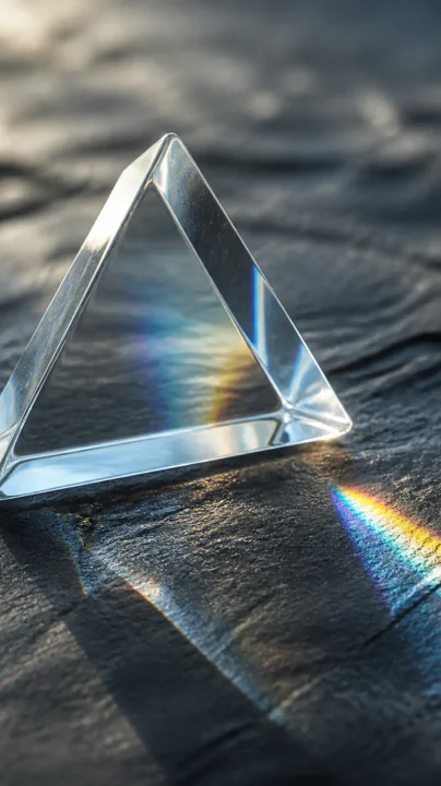 Glass prism artwork from Hamen